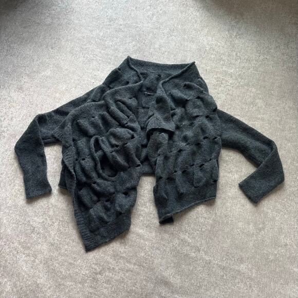 Sarah Pacini Short Asymmetric Cardigan - Picture 3 of 6